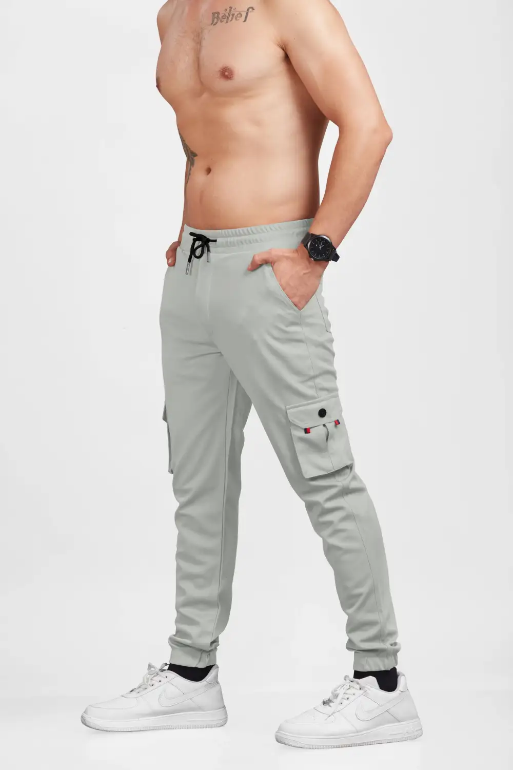 Essential Daily Cotton For Poket Cargo Pants