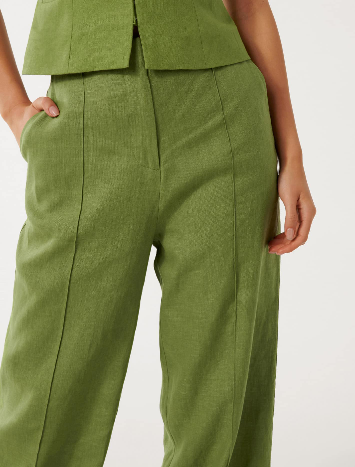 High Waist Wide-Leg Pants