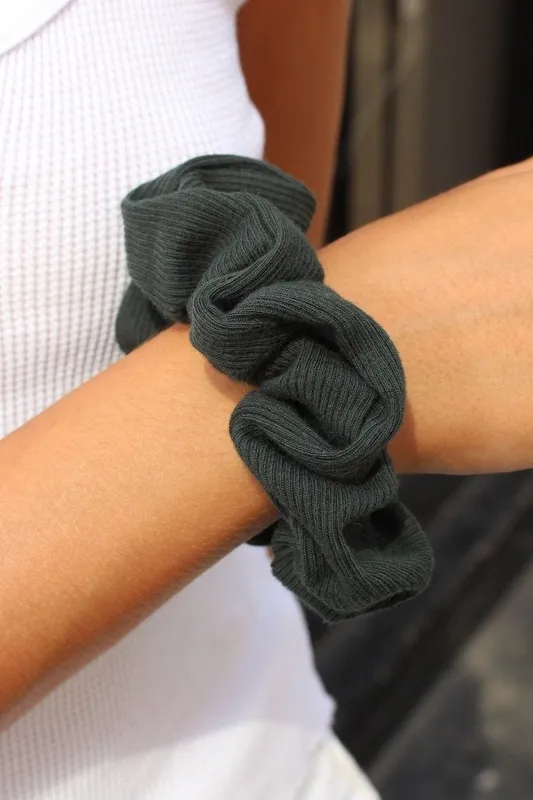 Ribbed Fabric Scrunchie