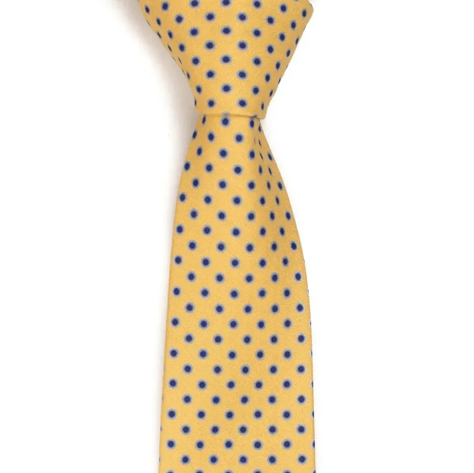 Elevated Polka Dot Pattern Necktie