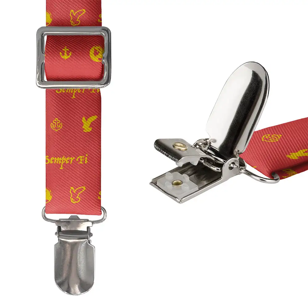 Semper Fi Theme Suspenders