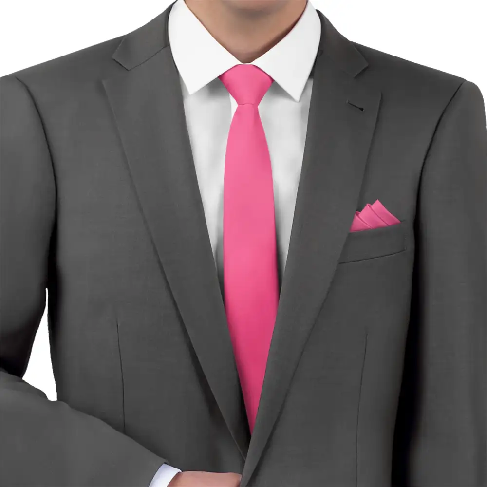 Versatile Solid Pattern Necktie