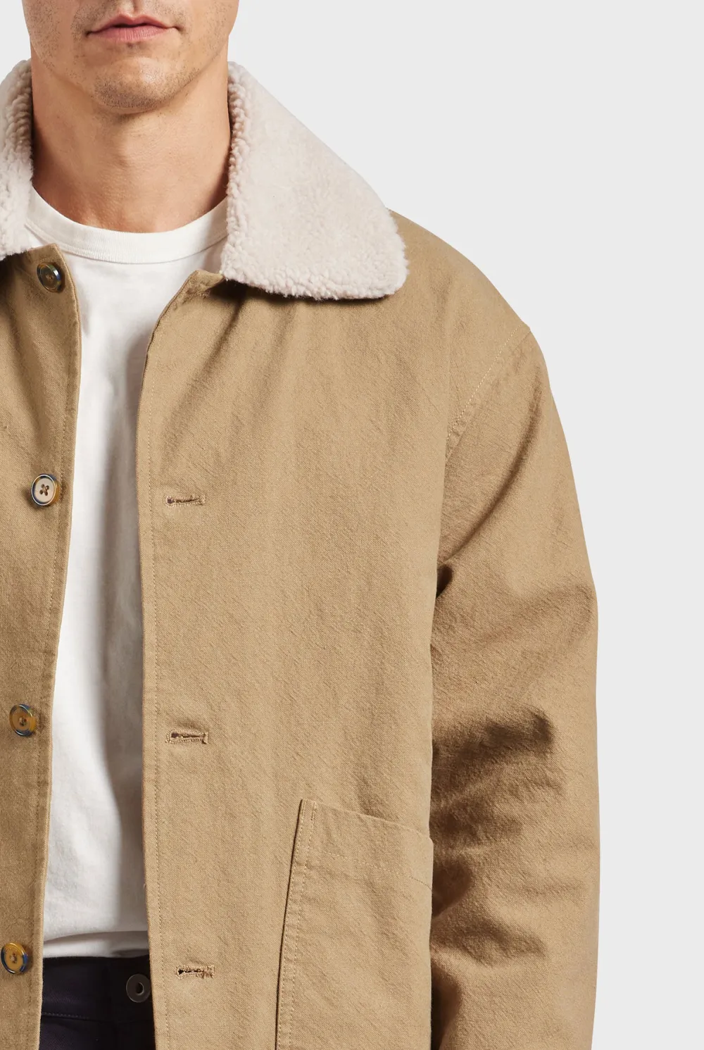 Sherpa Oversized Cotton Jacket