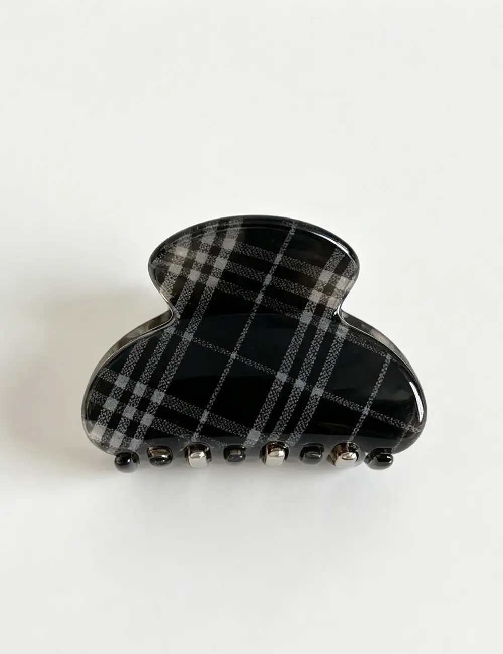 Plaid Mini Hair Hair Claw Clip