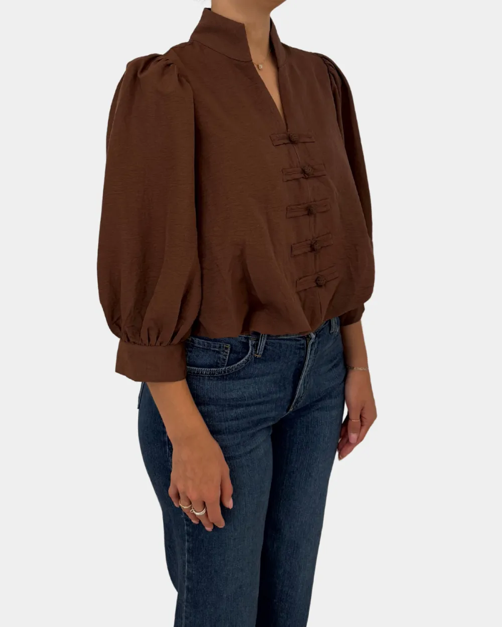 Mandarin Collar Top
