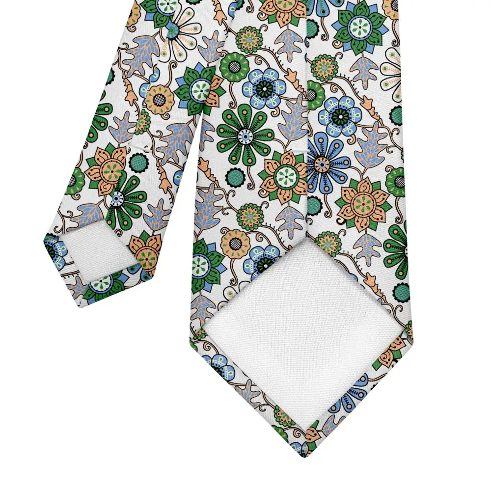 Elegant Floral Motif Necktie