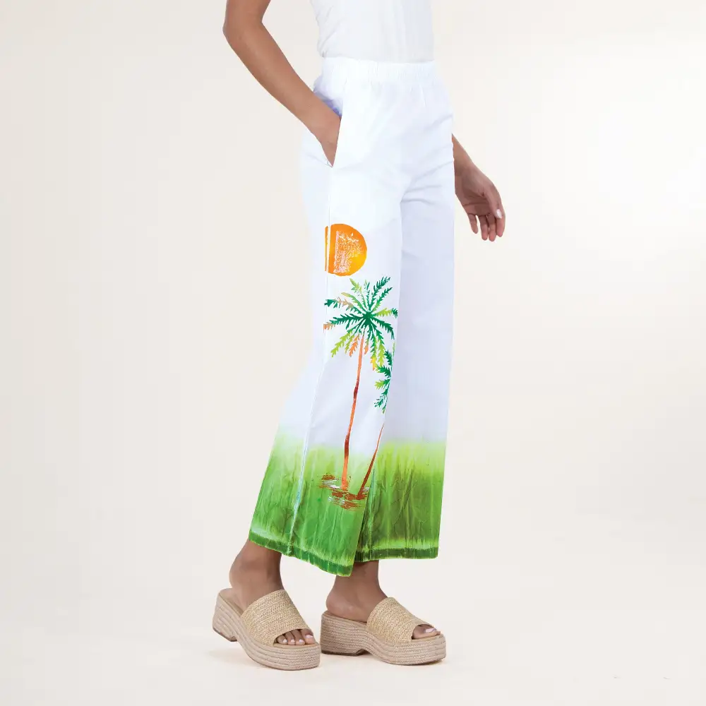 Hand-painted Party In The Palms Pants