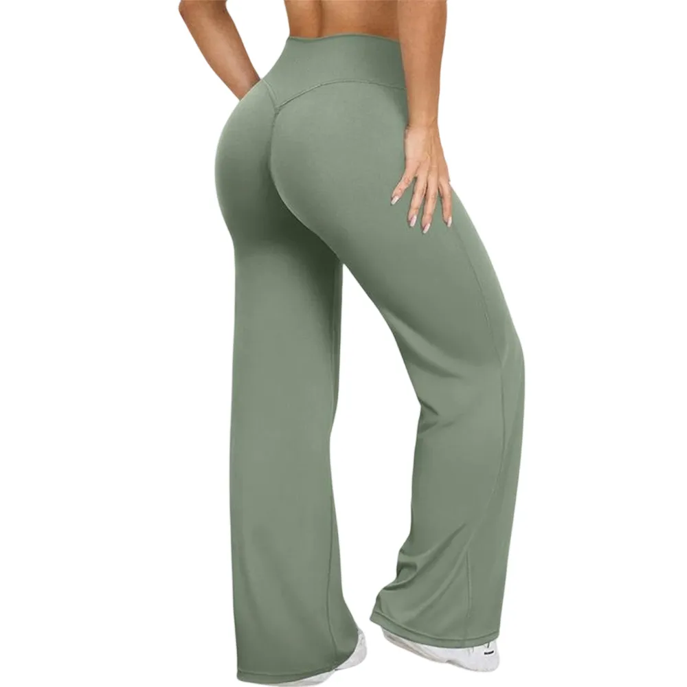 Women's Casual Pants - High-waisted Loose-Fitting Casual Pants