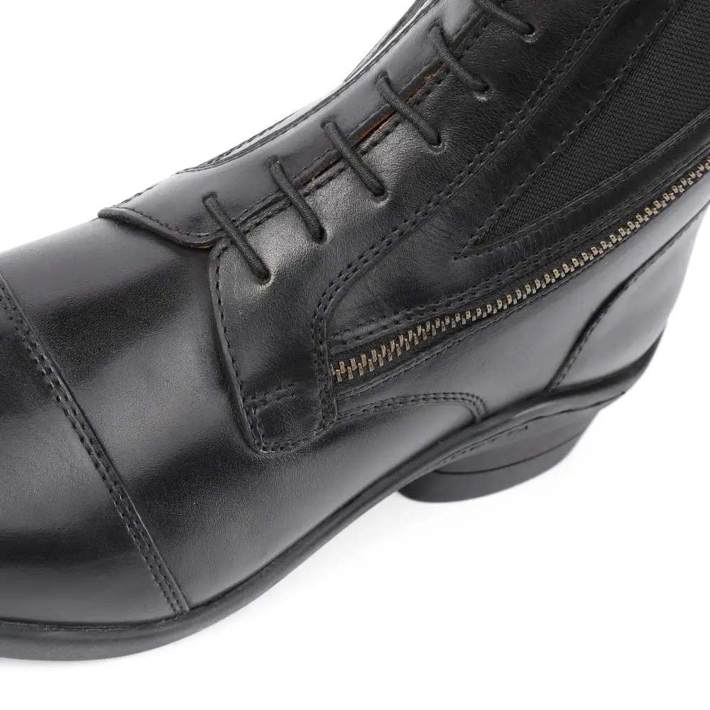 Versatile Zip Leather Paddock Boots