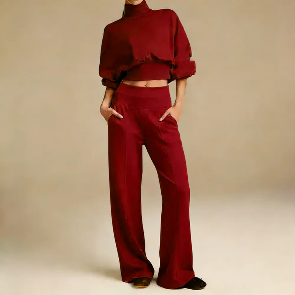 Modal Soft Warm Sweatshirt & Sweatpants Sets