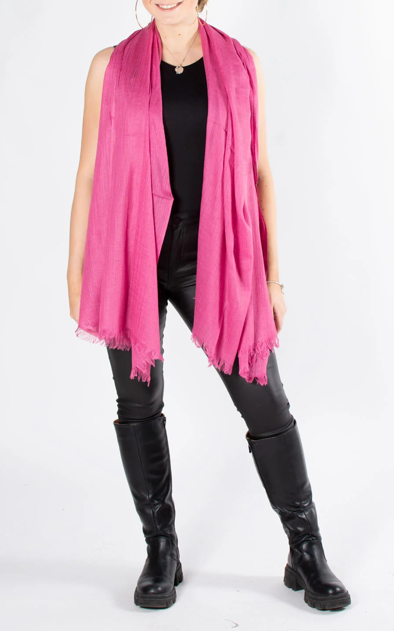 Sunshine Leisure Holiday Solid Color Women's Scarf