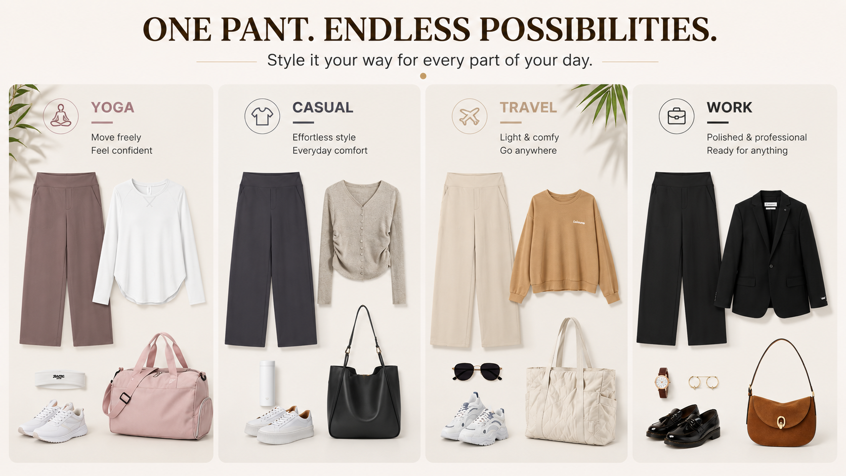 Versatile styling looks