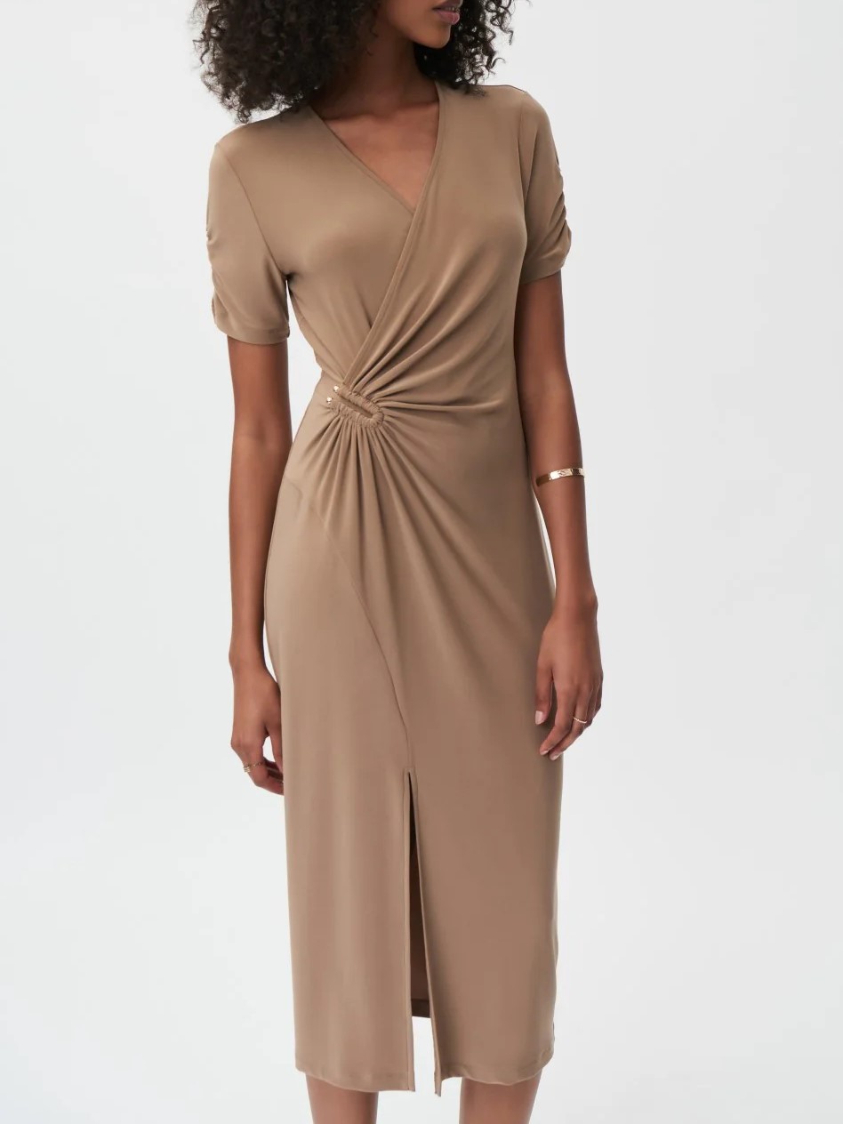 Tiger Eye Wrap - Style Side - Split Dress