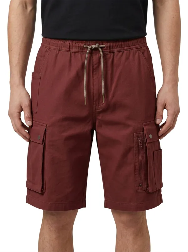 Men's Casual Outdoor Khaki Multi-Pocket Cargo Shorts