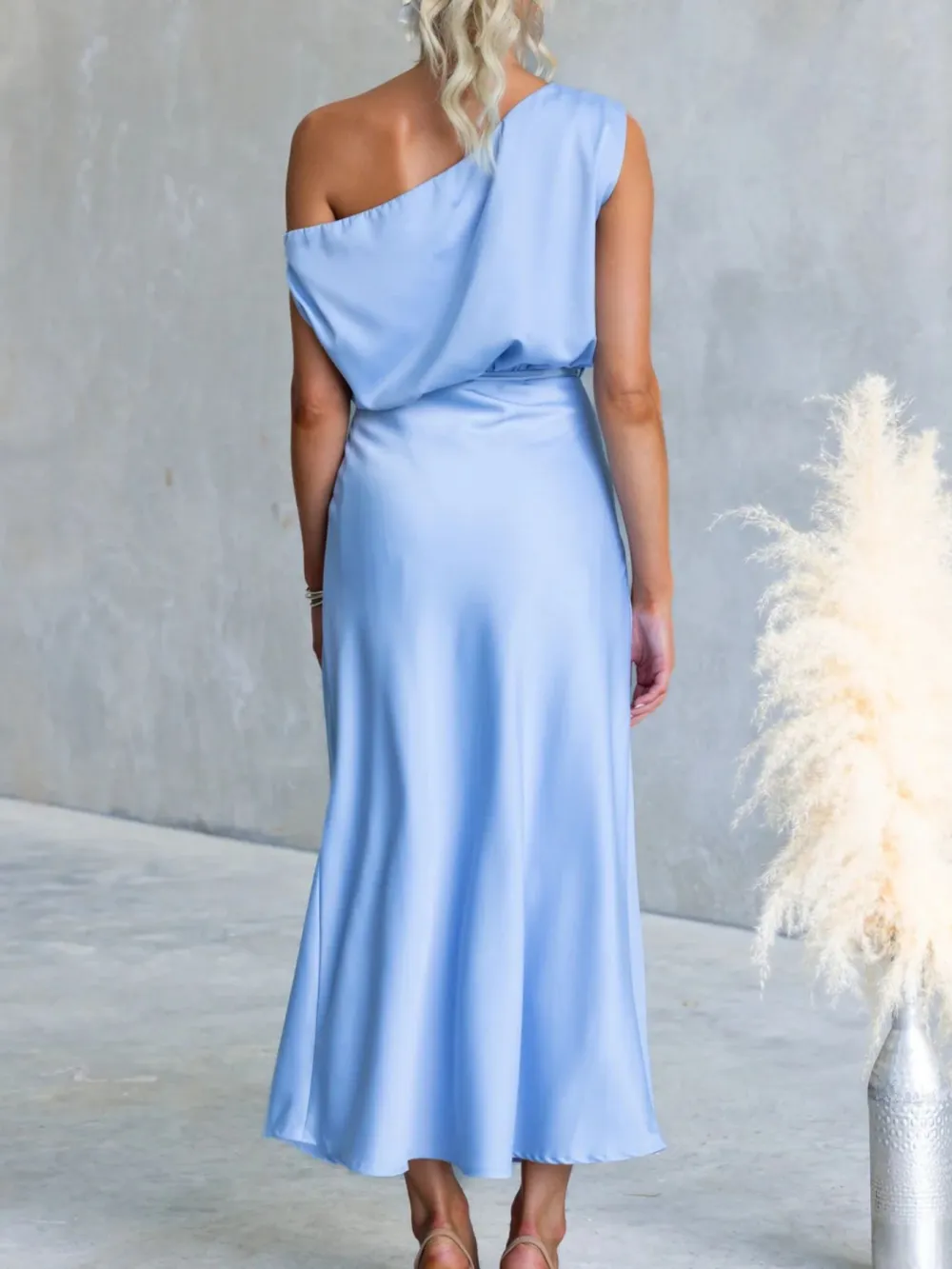 Shoulder Midi Dress