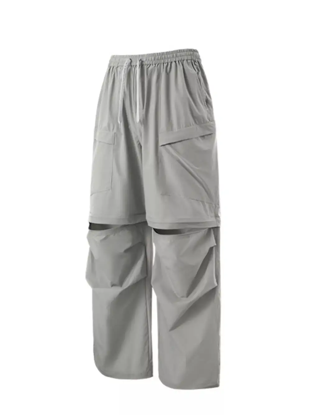 Men's Cargo Pants with Drawstring Waist