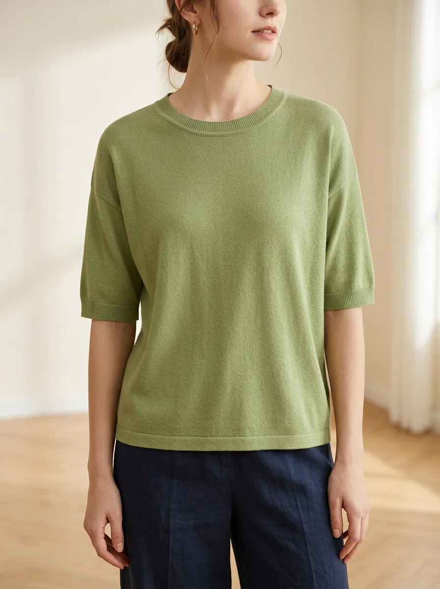 Women's Relaxed Soft Knit T-Shirt