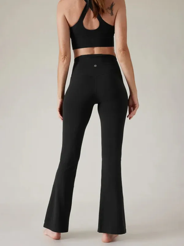 Black Split-Hem Pants For Chic Casual Style