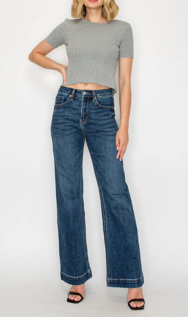 Weekend High Rise Bootcut Flare Denim Jeans