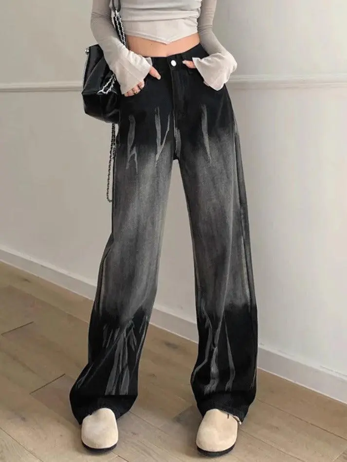 Tie Dye High Rise Boyfriend Jeans
