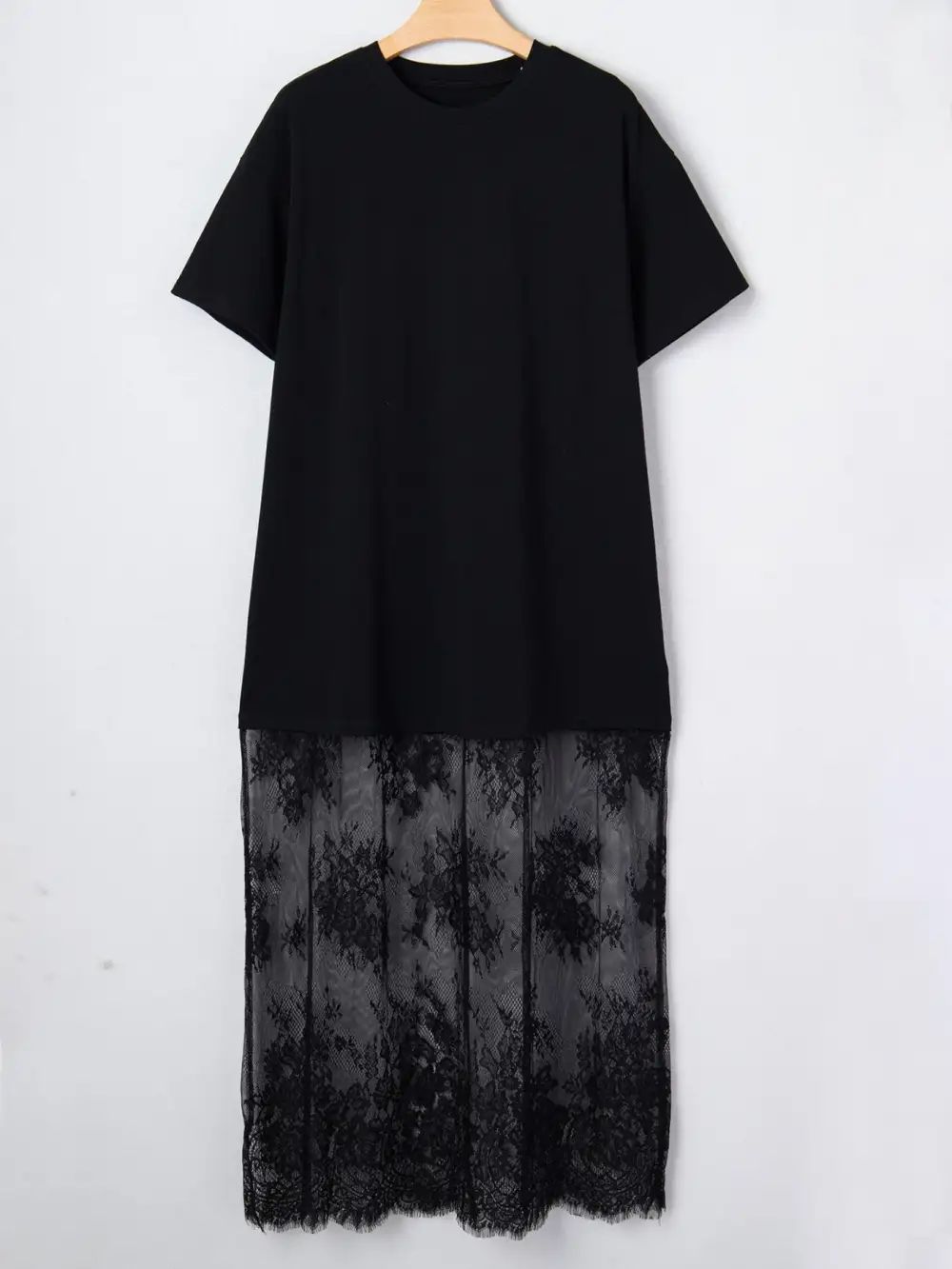 Floral Patchwork Short Sleeve Dress Casual