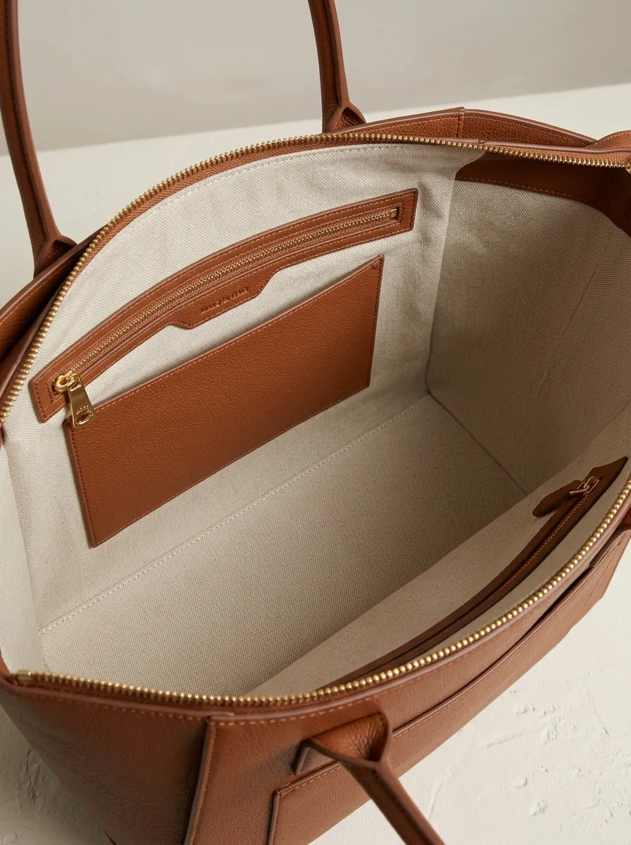 Women's Textured Shoulder-Strap Tote Bag