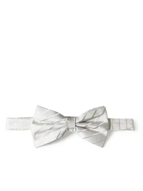 Graceful Solid Silk Bow Tie