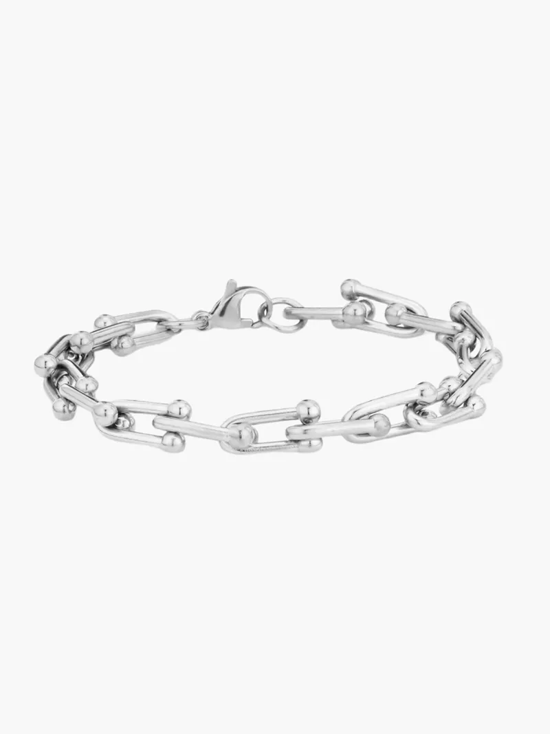 Structured Link Bracelet