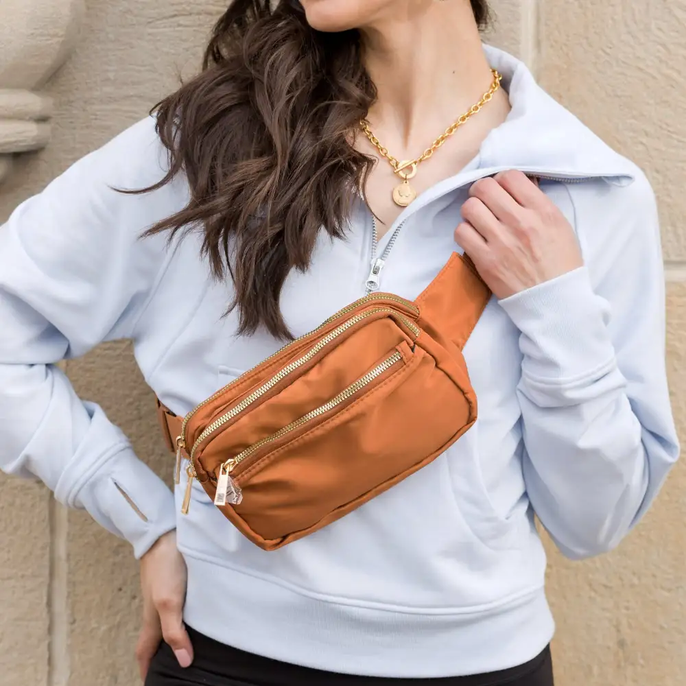 Everyday Nylon Sling Crossbody Belt Bag