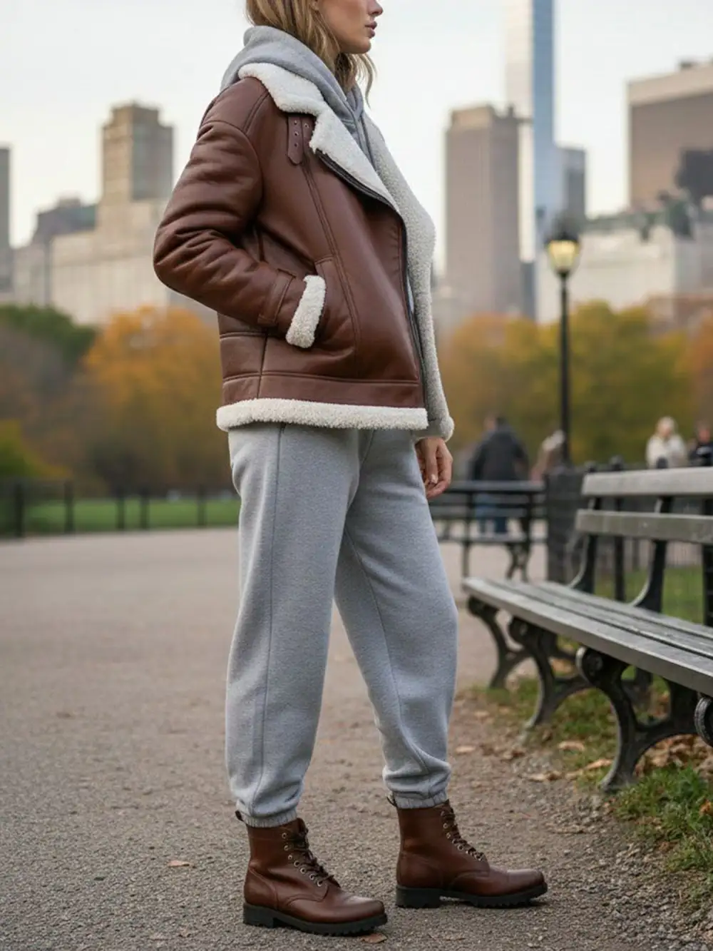Women's Relaxed Casual Water Resistant Vegan Leather Everyday Boots