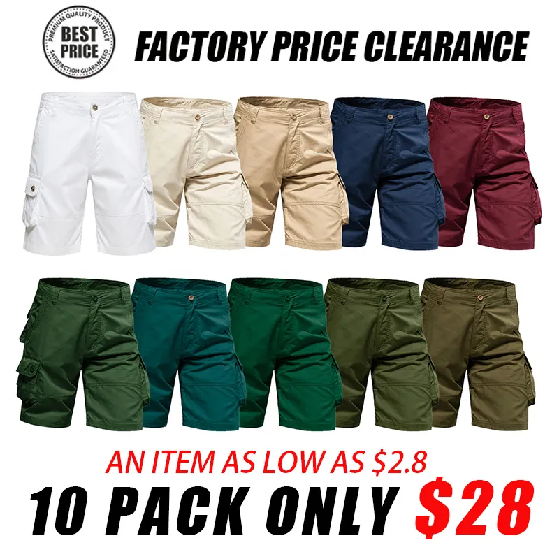 European and American summer casual shorts, breathable and comfortable, suitable for outdoor commuting