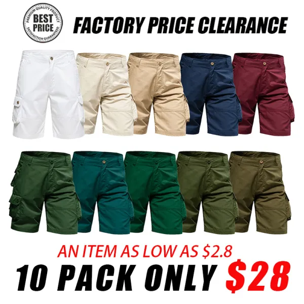 European and American summer casual shorts, breathable and comfortable, suitable for outdoor commuting