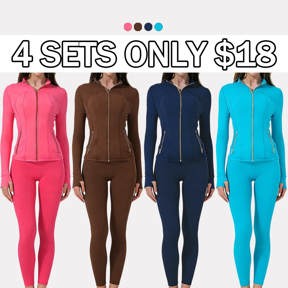 Women's Sporty Jacket & 25'' Leggings Sets