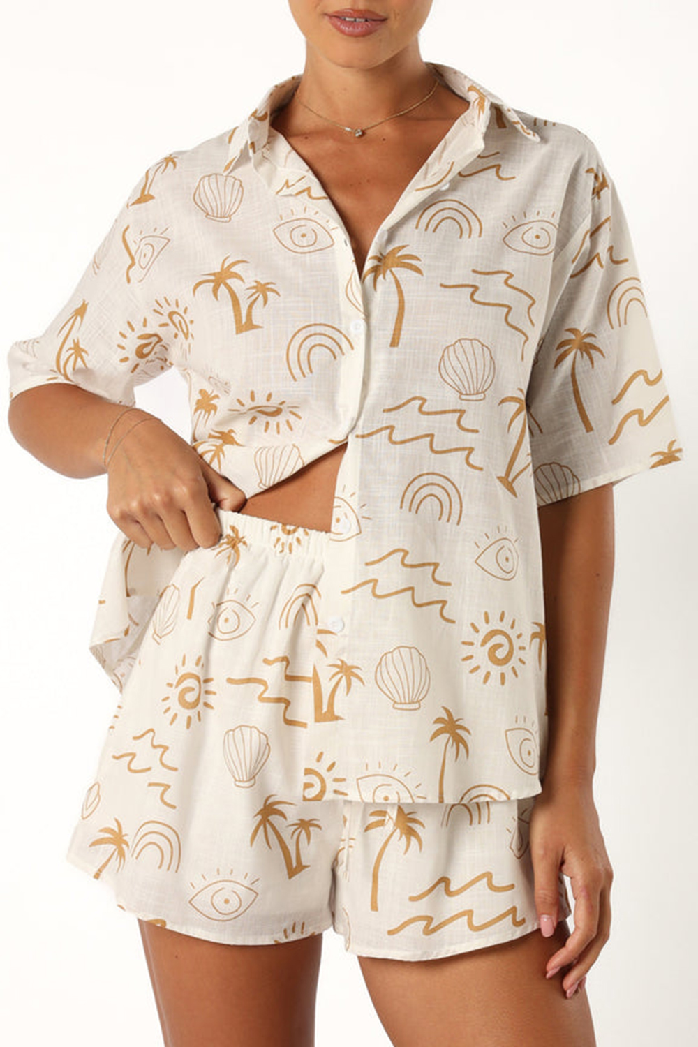 PRINTED HOLIDAY SHIRT