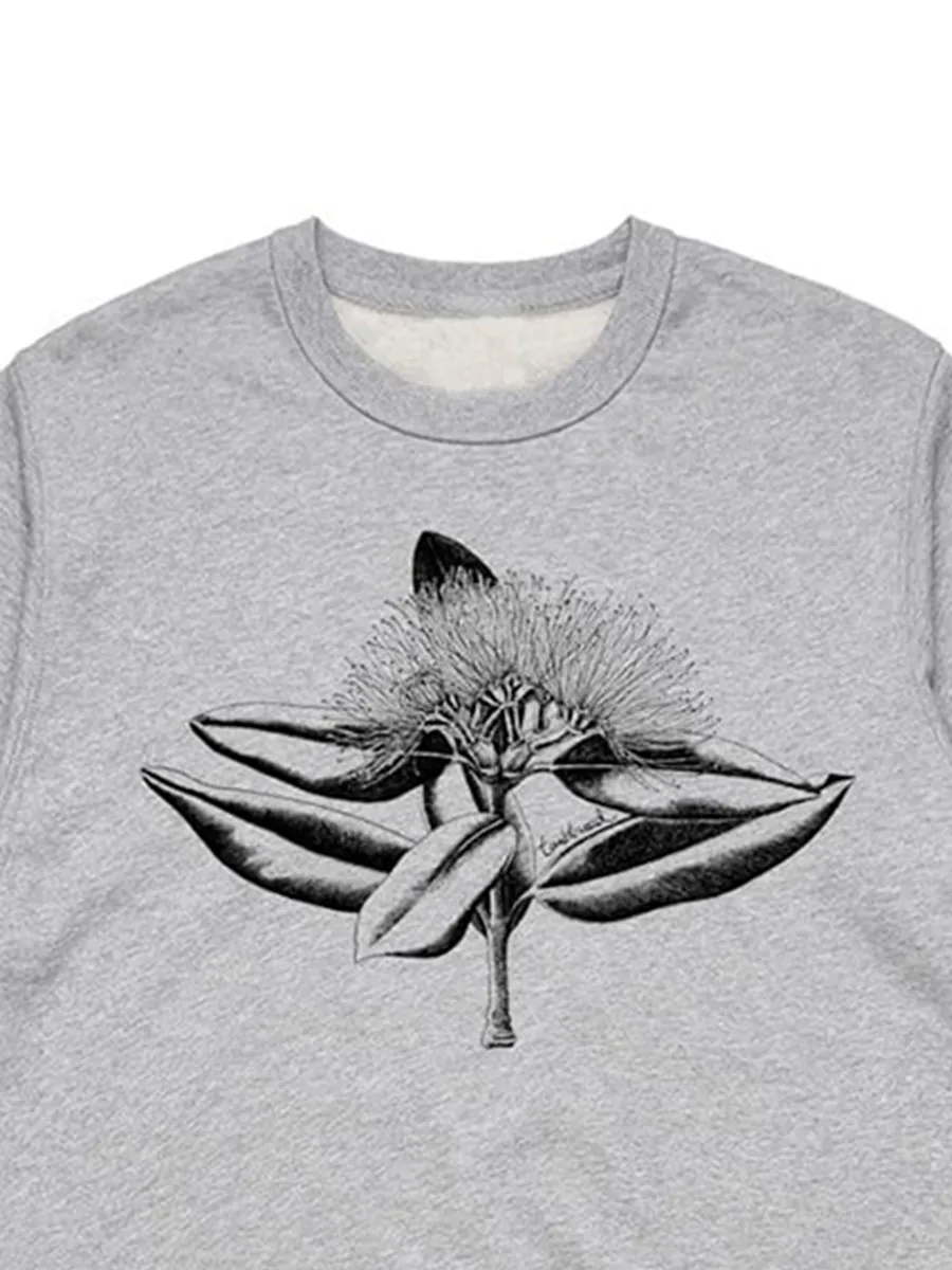 Simple and fashionable floral-patterned versatile casual sports shirt
