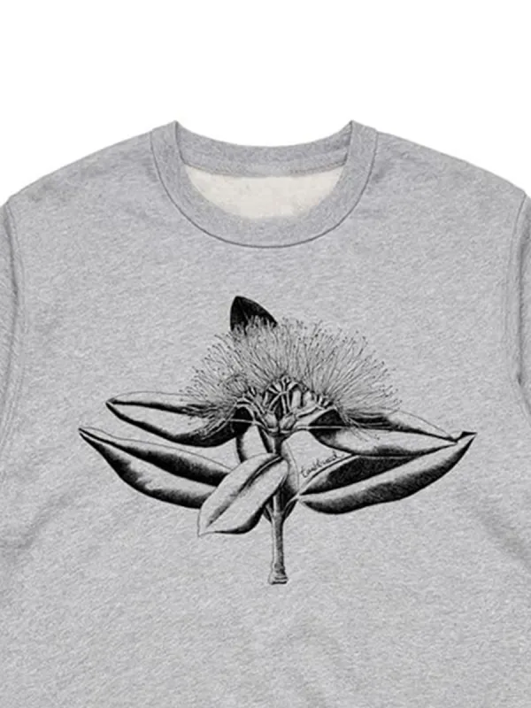 Simple and fashionable floral-patterned versatile casual sports shirt