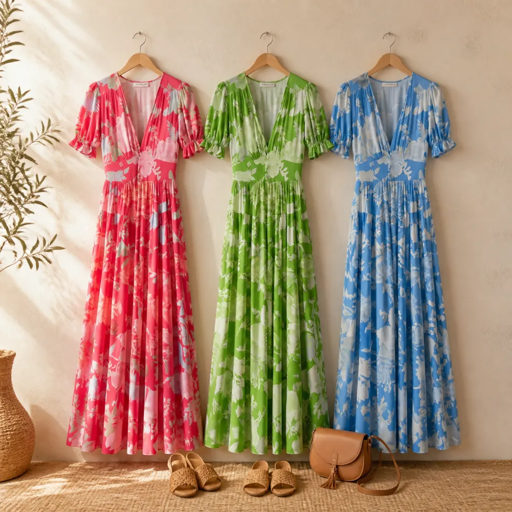 Floral Flowing Maxi Dress