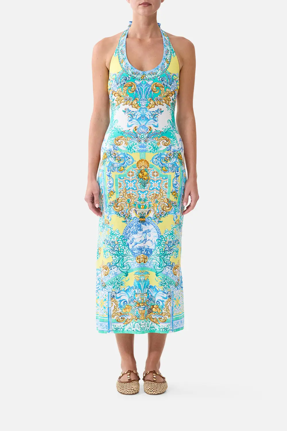 Jersey Halter Dress