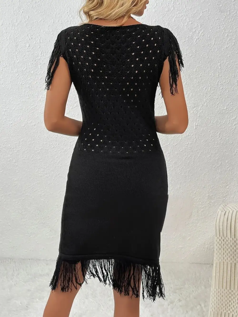 Crochet Sweater Dress
