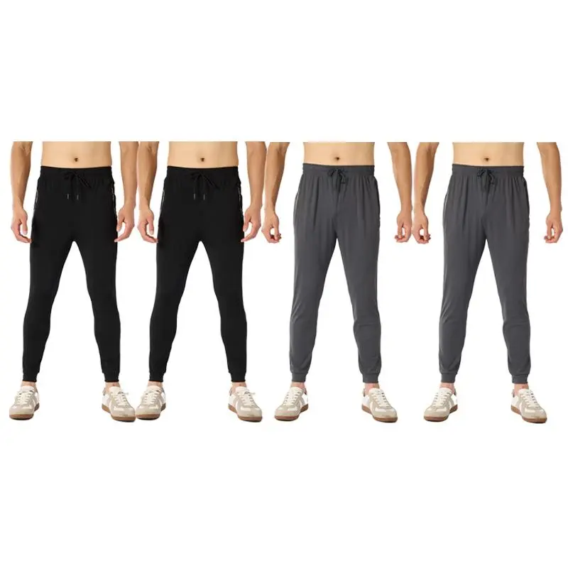 Men's Stretch Jogger Pants, Comfortable Athletic Pants with Pockets for Active Wear, Lightweight & Breathable