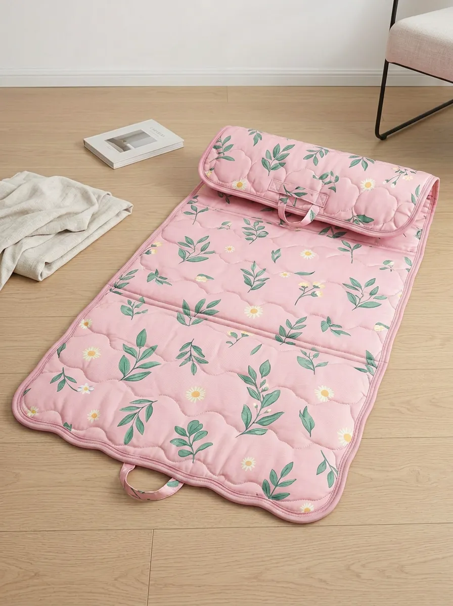 Portable Floral Nature Lover Daisy Leaf Pattern Cooling Mat