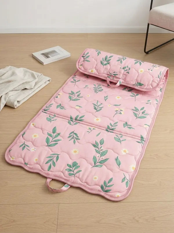Portable Floral Nature Lover Daisy Leaf Pattern Cooling Mat