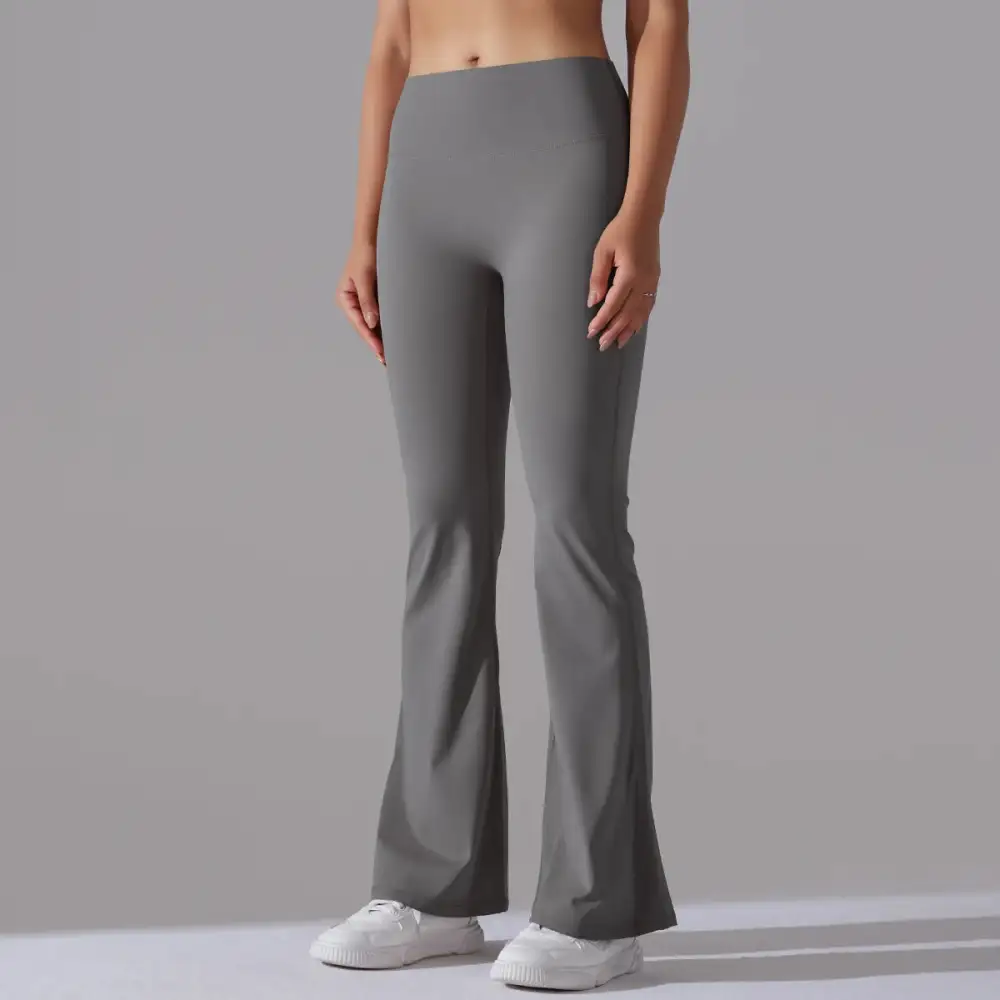 Flare Wide Yoga Pants High Waist Gym Fitness Stretch