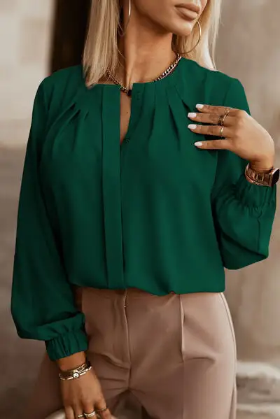 Relaxed Crew Neck Shirt