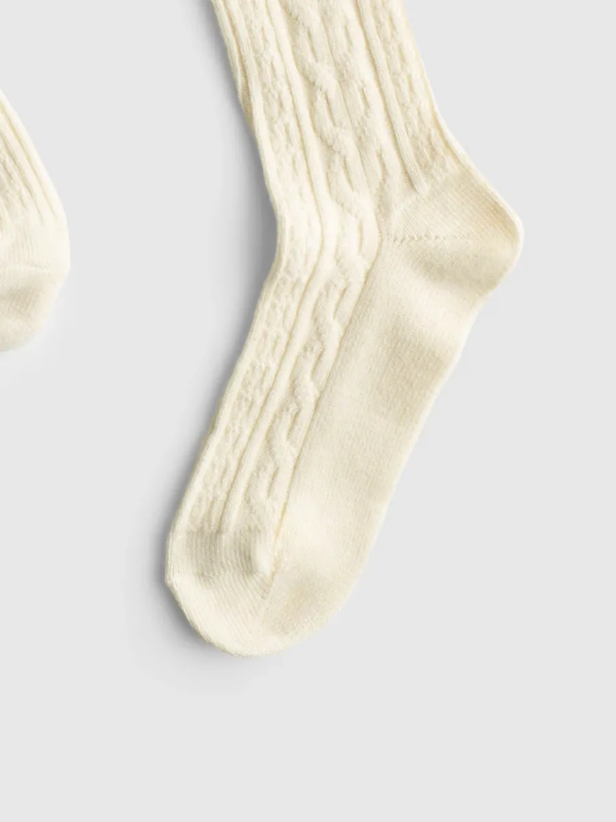 Textured Knit Socks