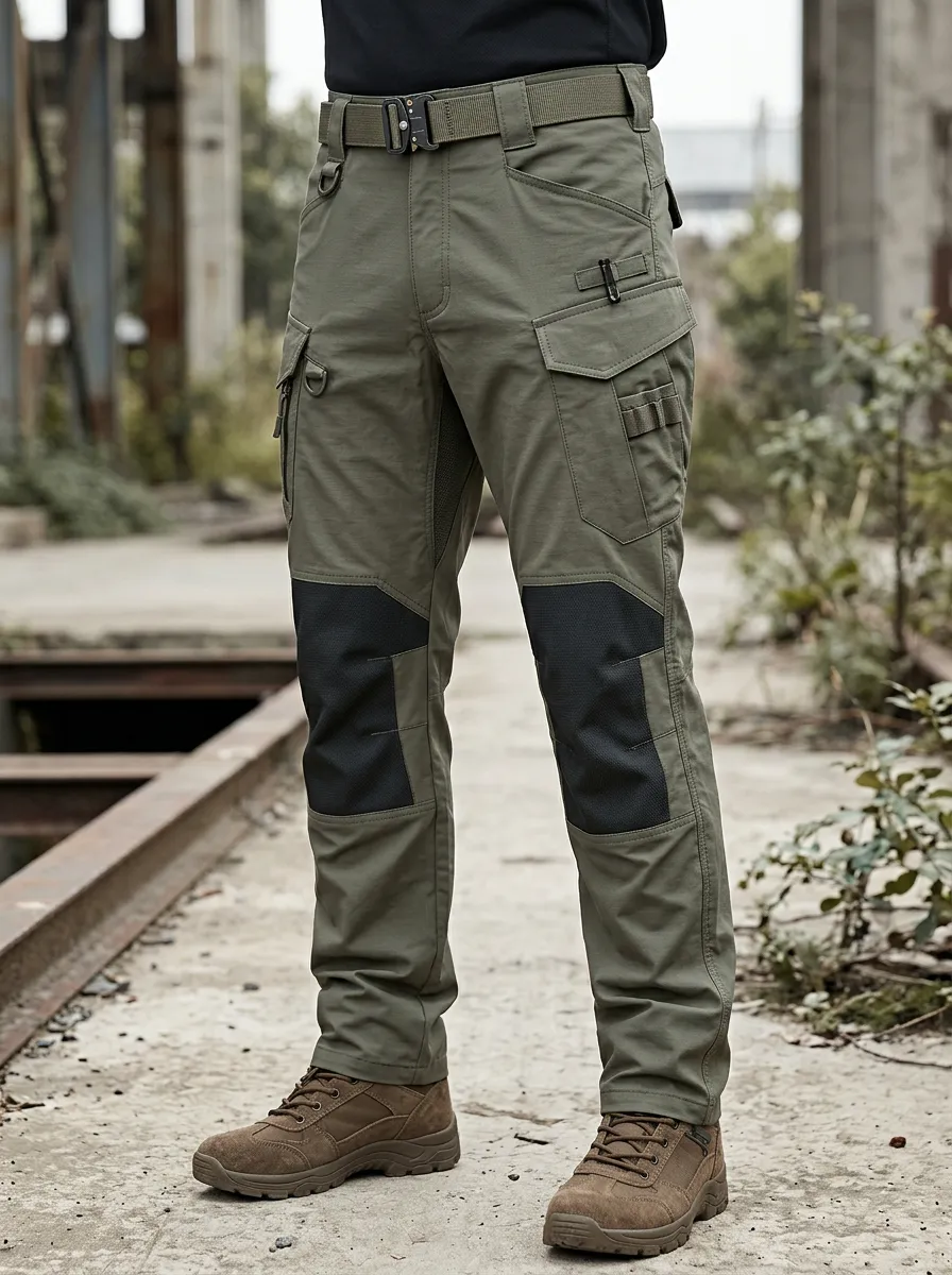 Men's Tactical Multi Pocket Pants 17