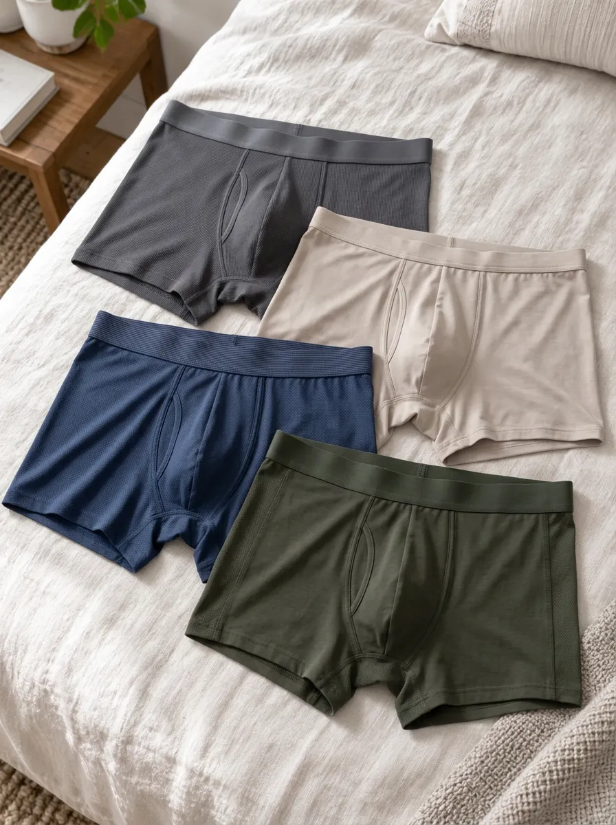 Men's Everyday Collection Multipack Breathable Boxer Briefs Set
