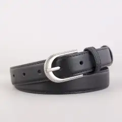 Artisan Statement Buckle Accent Belt