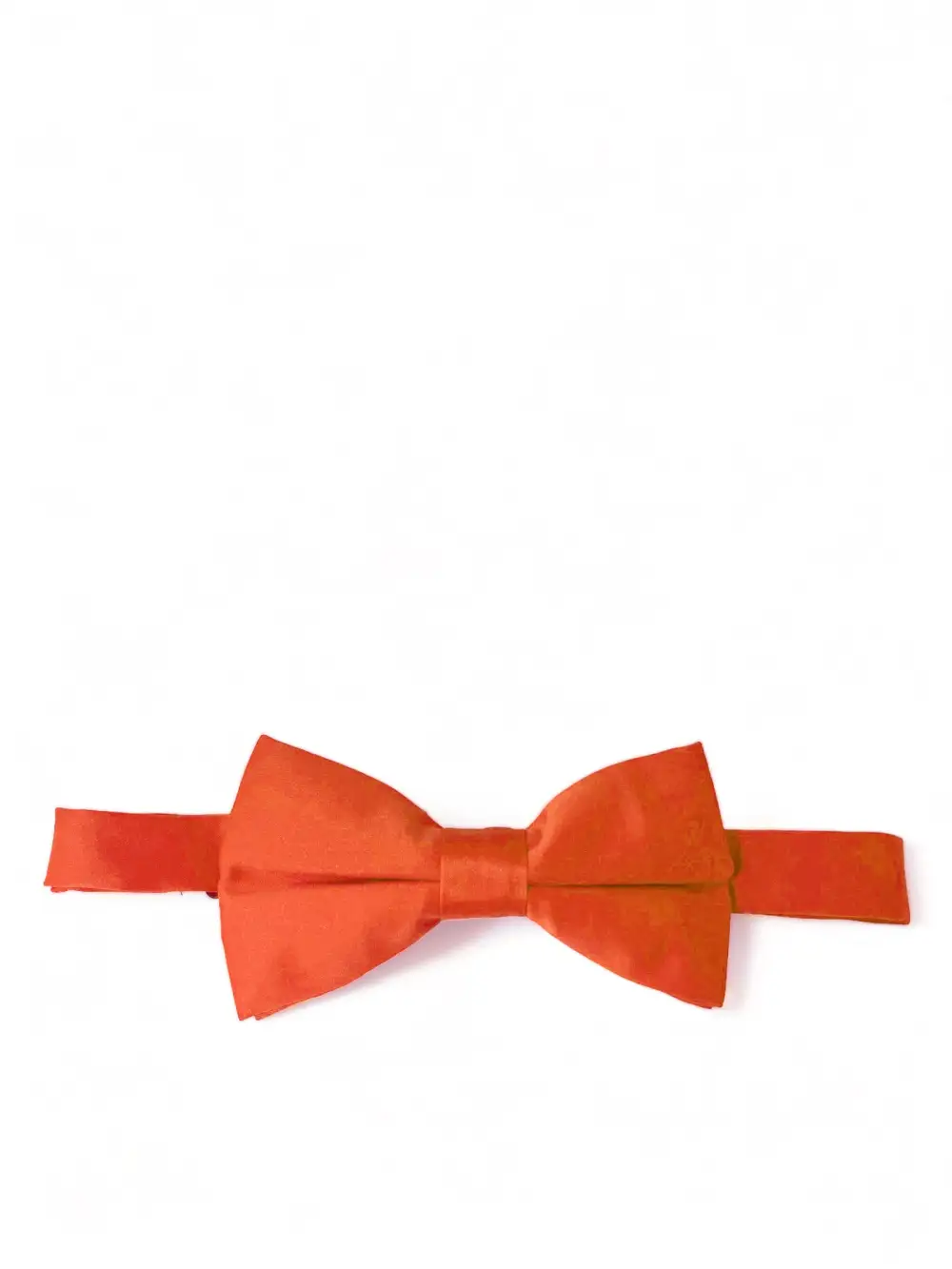 Impeccable Solid Polyester Pre-Tied Bow Tie