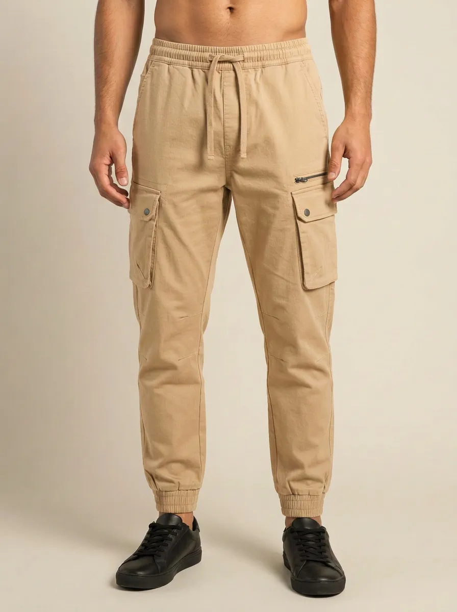 Outdoor Multi-Pocket Jogger Men's Cargo Pants